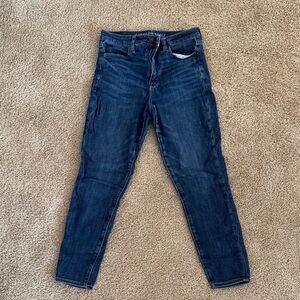 American Eagle Outfitters Dark Blue Skinny Jeans